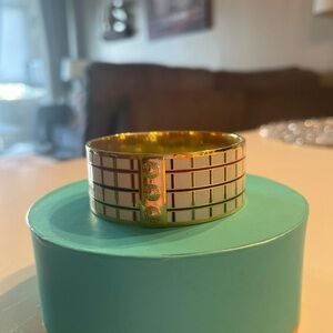 Coach Tattersall Plaid Bangle